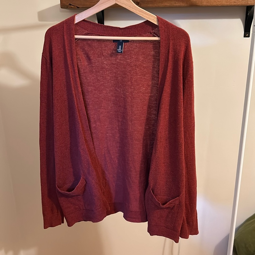 Gap Open Front Pocket Cardigan